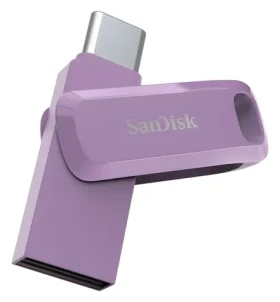 SanDisk Ultra Dual Drive Go 512GB levandulová / Flash disk / USB-A 3.1 + USB-C 3.2 / čtení až 150 MB/s (SDDDC3-512G-G46L)