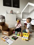 Mamido Montessori box XXL 44ks Geometrické Tvary Barvy 25-30 měsíců