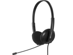Sandberg PC USB-C Office Headset černá / sluchátka s mikrofonem / USB-C / 2 m (126-46)