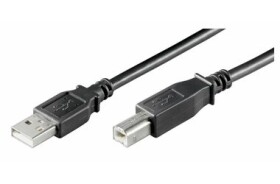 MicroConnect kabel USB2.0 A (M) - USB2.0 B (M) 1.8m černá / 480Mbit/s (USBAB2B)