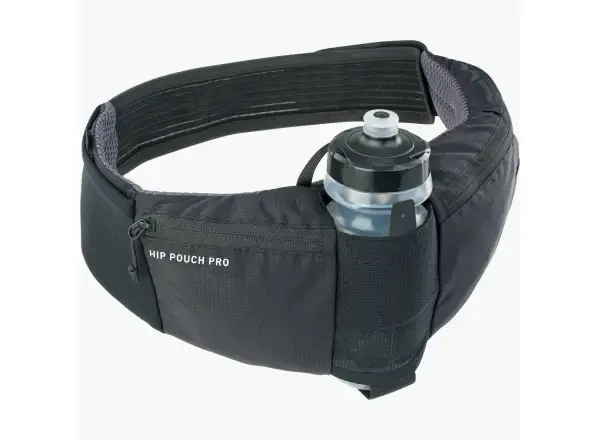 Evoc Hip Pouch Pro ledvinka 1 l + láhev 0,55 l Black