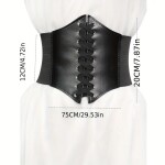 Dovoz Korzet černý na gumu