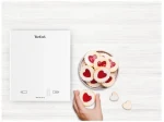 Tefal Essential BC5504V0 bílá / Kuchyňská váha / 5 kg / dotykový LCD / temperované sklo (BC5504V0)
