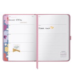 Busy B Týdenní diář Perfect Planner Pink 2026/27, růžová barva, papír