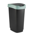 ROTHO TWIST odpadkový koš 50L - krémově zelená
