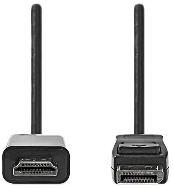 Nedis DisplayPort-HDMI kabel černý / Kabel DisplayPort-HDMI / 2 m / Bulk (CCGL37100BK20)