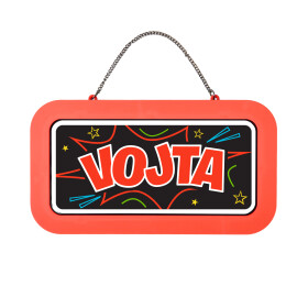 Neonová cedulka se jménem - Vojta - Albi