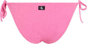 Dámské plavkové kalhotky STRING SIDE TIE BIKINI KW0KW02398 TOZ růžové Calvin Klein