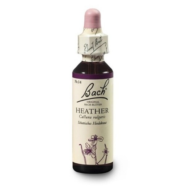 Vřes obecný (Heather) 20 ml - Bachovy esence Dr.Bach
