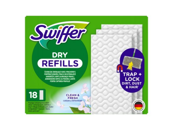 Swiffer Sweeper Prachovky na podlahu 18 ks