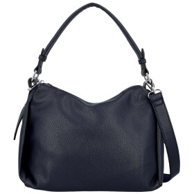 Trendy dámská koženková kabelka na rameno Magdalena, tmavě modrá