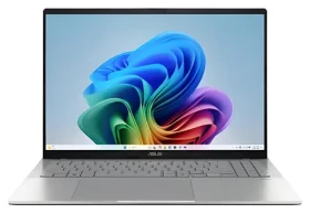 ASUS Vivobook S16 stříbrná / Notebook / 16" WUXGA OLED / Snapdragon X1-26-100 / 32GB RAM / 512GB SSD / W11H (S3607QA-OLED111WZ)