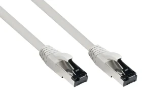 Good Connections Cat8.1 S/FTP šedá / Patch kabel / 3 m / LSZH / 40 Gigabit Ethernet (8080L-030)