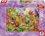 SCHMIDT Puzzle Okouzlující motýlí zahrada