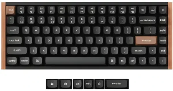 Keychron K2H Nebula / Klávesnice / Hall Effect / Gateron Double-Rail Magnetic / Bezdrátová (K2H-F1)