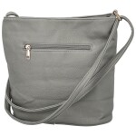 Stylová dámská koženková crossbody kabelka Isména, šedá