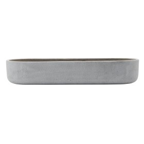 House Doctor Adventní svícen Marb Grey Polystone, šedá barva