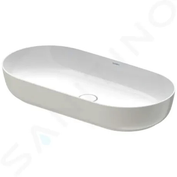 DURAVIT - Luv Umyvadlo na desku, 800x400 mm, bez přepadu, bílá/matná šedá 0379802300