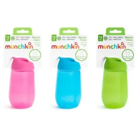 Munchkin Simple Clean lahvička s brčkem, 296ml, 12+, více barev (90059)