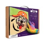 OKTO Malování hmotou podle čísel "Buldoček" 29x29 cm, OKTO, W051108