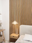Louis Poulsen Závěsná lampa PH 5 Ø320 Opal Beige, béžová barva, plast