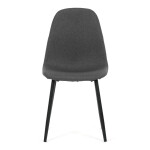 Jídelní židle, šedá, látka, CT-V2972 GREY2