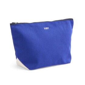 HAY Kosmetická taštička Multi Electric blue – medium, modrá barva, textil