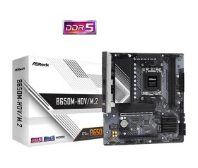 ASRock MB Sc AM5 B650M-HDV/M.2, AMD B650, 2xDDR5, 1xDP, 1xHDMI, mATX EDF_380896