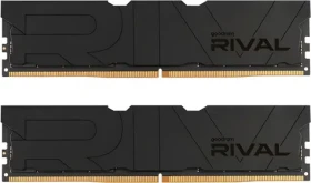GOODRAM RIVAL Deep Black 32GB (2x16GB) / Operační paměť / DDR4 / 3600 MHz / CL18 / DIMM (GGDKD4-36VL18/32GDC)
