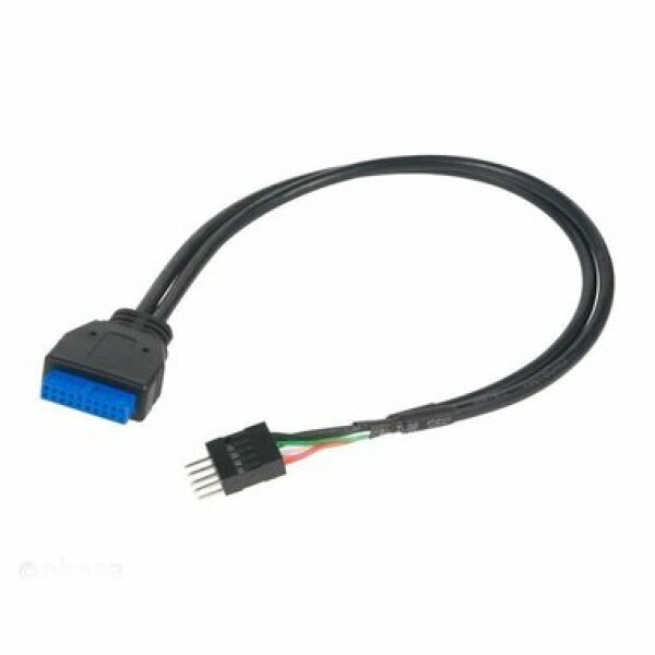 AKASA AK-CBUB36-30BK USB kabel / USB 3.0 na USB 2.0 / 30 cm (AK-CBUB36-30BK)