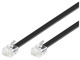 MicroConnect Modulární kabel RJ12 2m černá (MPK102S)