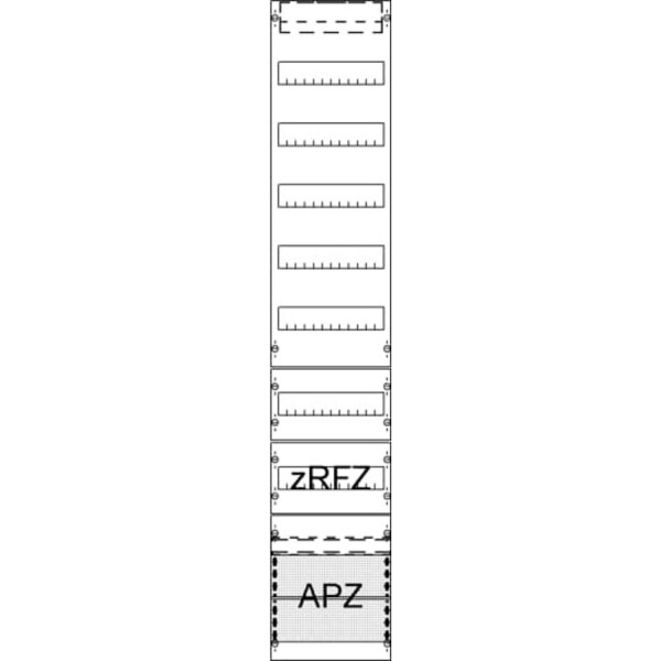 Striebel & John 2CPX054014R9999 FV19A2R1 Rozváděcí pole vestavné Počet modulů (šířka) = 12 Počet řádků = 6 Obsah 1 ks
