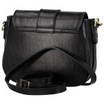 Luxusní dámská kožená crossbody kabelka Delami Vera Pelle Aviva, černá