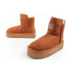 D.Franklin dámské sněhule zimní módní kožešinové zateplené boty hnědé dámské 38