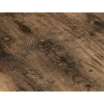 Set 2 ks stolků, MDF deska, dekor staré dřevo, kovová podnož, černý lak