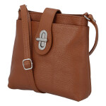 Dámská kožená crossbody kabelka Lara sweet, hnědá