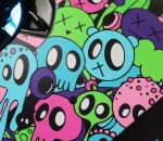 Integrální helma Xrc Monsters matt black - L / černá