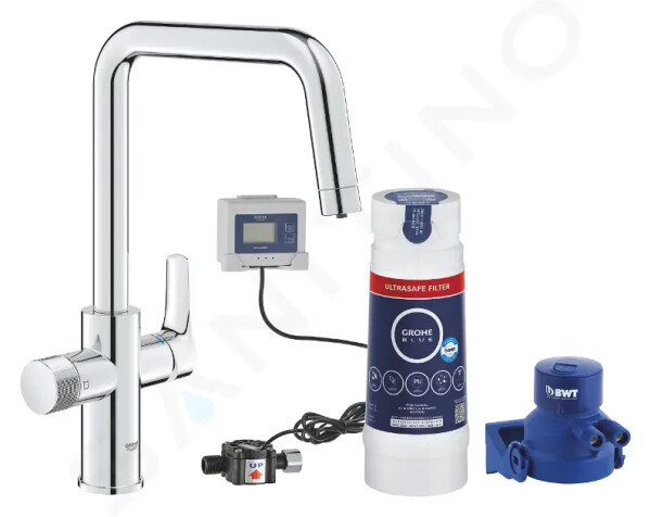 GROHE - Blue Pure Set dřezové baterie Start s filtrací Ultrasafe, chrom 30594000