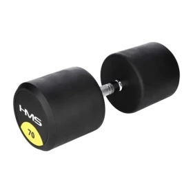 HMS HG Pro Pogumovaná jednoruční činka 70 kg (5907695539639)