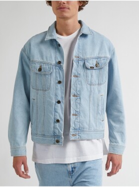Světle modrá pánská džínová bunda Lee Pánské