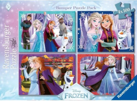 Puzzle Disney: Ledové království 4x100 dílků