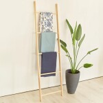 REA - Žebříkový držák ručníků Bamboo 186 HOM-03693