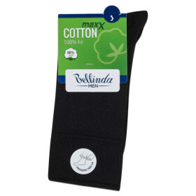 Pánské bavlněné ponožky COTTON MAXX MEN SOCKS - BELLINDA - černá 43 - 46