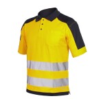 Polokošile HV POLO SHIRT žluto-modrá 3XL žluto-modré