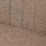 Židle jídelní, béžová látka, šedé kovové nohy