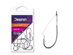 Delphin Háček na čeburašku B! X-BARB WEEDL Velikost 1/0 8ks (101005327)