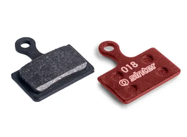Sinter Shimano K Type brzdové destičky polymer červená