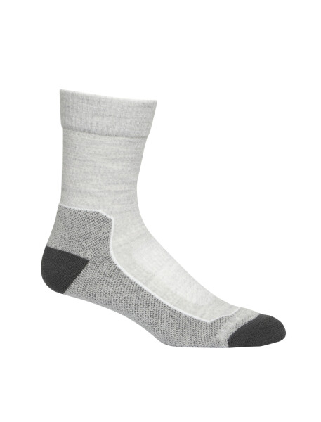Dámské merino ponožky ICEBREAKER Wmns Anatomica Hike Light Crew, Blizzard Heather velikost: 41-43 (L)