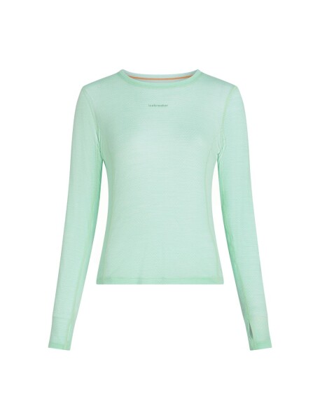 ICEBREAKER Wmns Mer 75 Cool-Lite Featherlight LS Crewe, Mint velikost: S