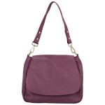 Stylová dámská kožená crossbody kabelka Dawn, fialová